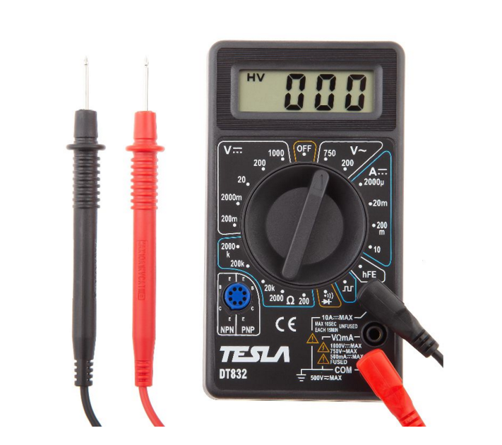 Мультиметр Tesla DT832 предназначен для измерений постоянного и переменного...